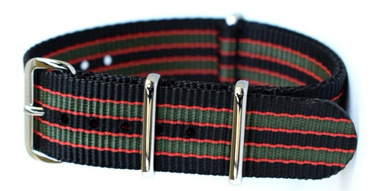 NATO Strap black red olive op20